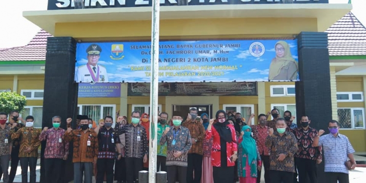 Fachrori Tinjau Persiapan New Normal SMK N 2 Kota Jambi