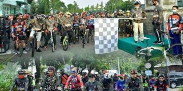 Hari Bhayangkara Ke-74, Fachrori Lepas Gowes Sinergitas