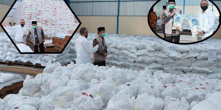 Fachrori Tinjau Gudang Bulog Pastikan Bantuan Sembako Siap Didistribusikan