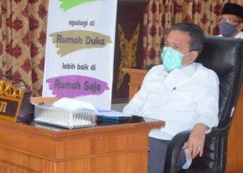 Bupati Ikuti Video Conference Bersama Bupati/Walikota se-Provinsi Jambi