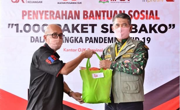 Pemerintah Kota Jambi Menerima Bantuan Dari OJK Jambi