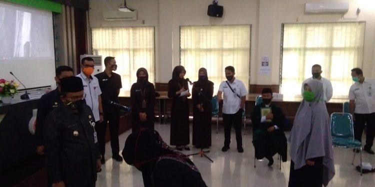 Wawako Maulana Lantik Pejabat Fungsional Arsiparis Kota Jambi