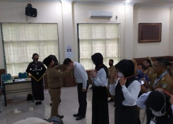Wawako Maulana Tutup Secara Langsung Kegiatan Pelatihan Kepemimpinan Pengawas Angkatan 1 Kota Jambi Tahun 2020