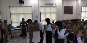 Wawako Maulana Tutup Secara Langsung Kegiatan Pelatihan Kepemimpinan Pengawas Angkatan 1 Kota Jambi Tahun 2020