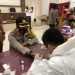 Ikuti Rapid Test, Kapolres Merangin Beserta 200 Personil Hasilnya Non Reaktif