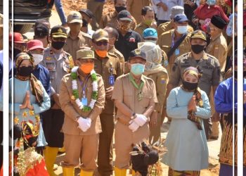 Bupati Syahirsah Hadiri Kunker Gubernur Jambi ke Desa Karya Mukti