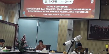 KPK Dorong Bank Jambi Sebagai Kas Utama Pemda Jambi