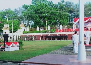 Pemkab Merangin Gelar Upacara Peringati  HUT Kemerdekaan  RI ke-75 