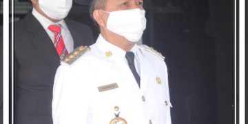 Bupati Syahirsah Pimpin Upacara Peringatan HUT RI ke 75 Tahun 2020