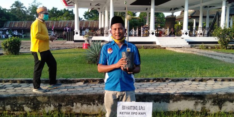 Dibawah Kepemimpinan Edi Hartono, KNPI Tebo Gelar Kirab Anak Negeri