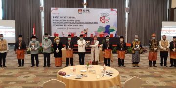 KPU Provinsi Jambi Laksanakan Pleno Terbuka Pengundian Nomot Paslon Gubernur dan Wakil Gubernur