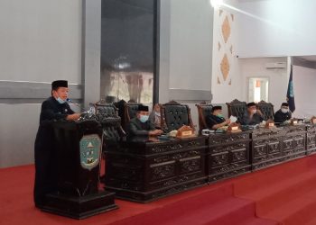 DPRD Merangin Gelar Sidang Paripurna Dengarkan Penyampaian Nota Keuangan RPAPBD 2020