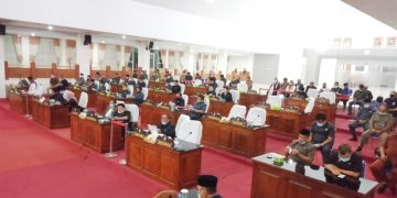 DPRD Merangin Gelar Rapat Paripurna Dengarkan Jawaban Pemerintah Terhadap RPAPBD 2020