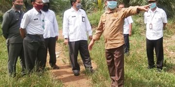 Plt Bupati  Merangin Tinjau Lokasi Pemakaman Pasien Covid-19