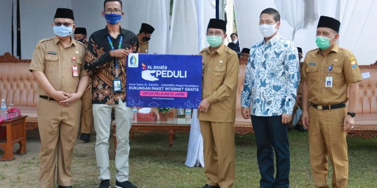 PT XL Dukung Pembelajaran Jarak Jauh Dapat Pujian Gubernur Jambi