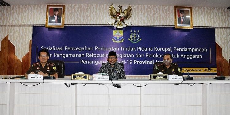 Pemprov Jambi Serta KEJATI Cegah Penyimpangan Anggaran Penanganan Covid-19
