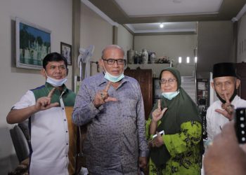 Tokoh Masyarakat Mendalo Darat H. Abdul Halim Dukung Fachrori-Syafril
