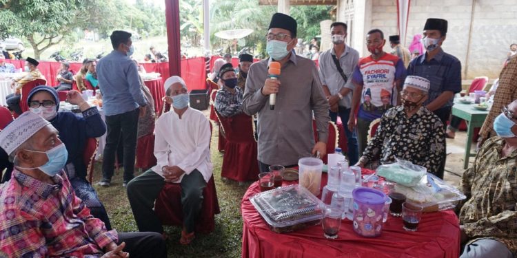 Serap Aspirasi Masyarakat, Cagub Petahana Fachrori Umar Sambangi Desa Betung Bedarah