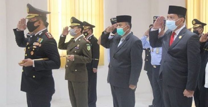 Wabup Hadiri Peringatan Hari Bhayangkara ke 74 Polres Tanjab Barat