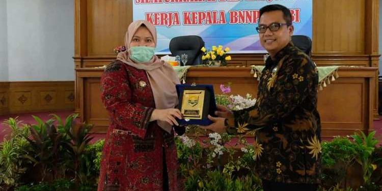 Bupati Masnah Busro Sambut Kunker Kepala BNN Provinsi Jambi ke Muarojambi