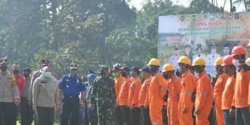 Masnah Busro Jadi Irup Apel Kesiapan Penanggulangan Karhutla