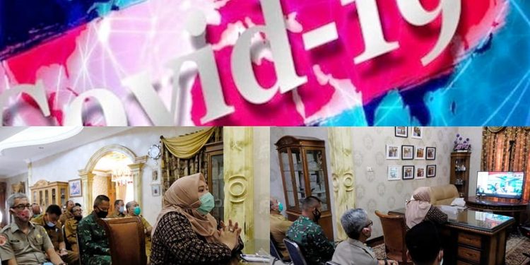 Bupati Musro Jambi Mengikuti Undangan Join Zoom Meeting