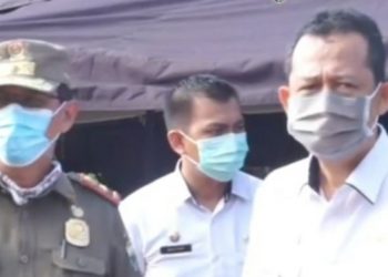Wabup BBS Tinjau Posko Perbatasan Jambi – Sumsel