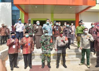 Wabup Dampingi Gubernur Jambi Resmikan Rumah Isolasi Covid-19