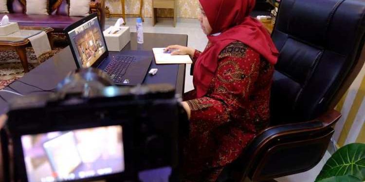 Bupati Muarojambi Ikuti Rapat Pencegahan Korupsi Terintegrasi