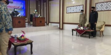 Ketua DPRD Muarojambi Hadiri Penyerahan Hasil Audit BPK Kepada Pemkab Muarojambi