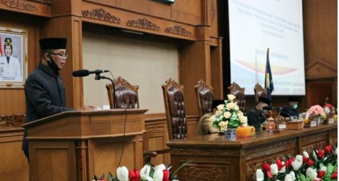 DPRD Muaro Jambi Gelar Rapurna Terhadap Ranperda Tentang Anggaran Pendapat dan Belaja Daerah Perubahan TA 2020