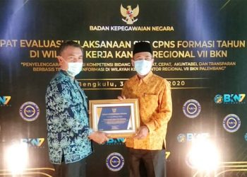 Kabupaten Merangin Meraih Penghargaan Dari BKN