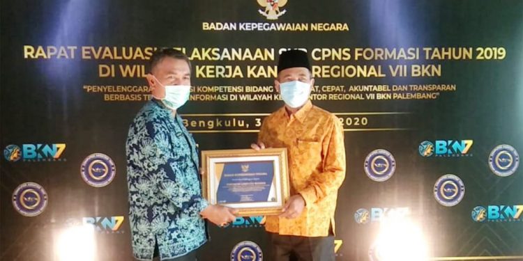 Kabupaten Merangin Meraih Penghargaan Dari BKN