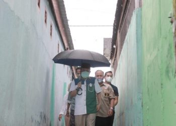 Cagub Paslon 2, Fachrori Umar Sambangi Rumah Pendukungnya di Kawasan Murni Jambi