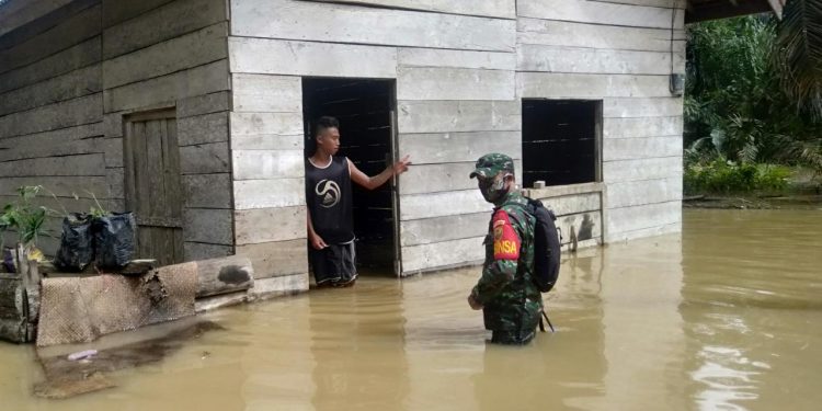 Banjir Belum Surut, Masyarakat  Terdampak Banjir Di Wilayah Tabir Masih Butuhkan Bantuan Bahan Makanan