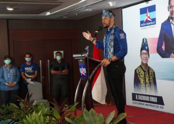 AHY Ungkap Alasan Kenapa Harus Mencoblos Fachrori-Syafril