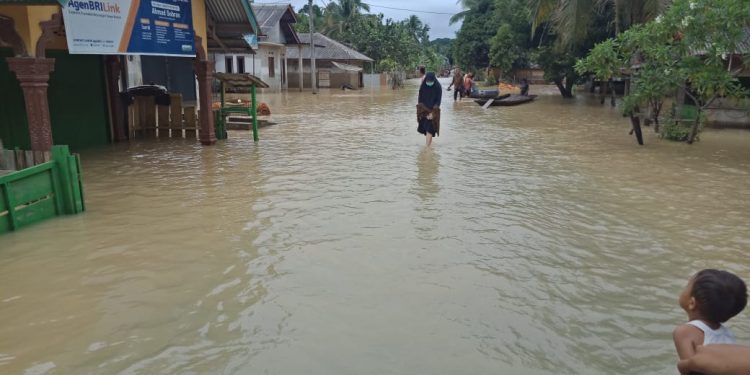 Hujan Masih Mengguyur, Wilayah Rantau Limau Manis Masih Terendam Air