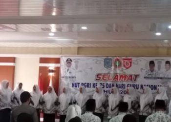 Momen HUT PGRI Ke-75 Dan HGN 2020,  Dinas Pendidikan Dan Kebudayaan Merangin Usulkan 2.000 Guru Honorer Diangkat  Menjadi PPPK