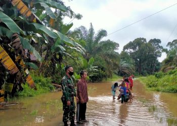 Hujan Terus Mengguyur, Wilayah Pamenang Terendam Banjir