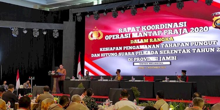 Pjs. Gubernur Jambi Harapkan Pilkada Berjalan Sukses Terhindar Klaster Covid-19