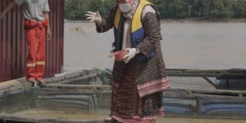 Bupati Masnah Resmikan Kampung Tangguh Covid19