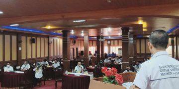 Mewakili Plt Bupati H.Mashuri, Kepala Bappeda Merangin Pimpin  FGD Penetapan Dan Pengelolaan Warisan Geologi
