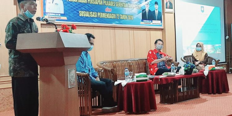 Plt Bupati Merangin H Mashuri Buka Sosialisasi Permendagri Nomor 72