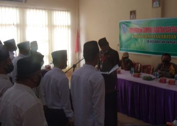 Camat Bangko Lantik 17 Anggota BPD 2020-2026