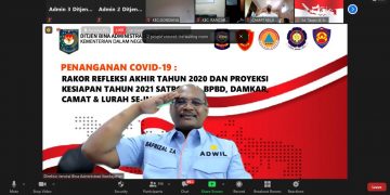 Ditjen Adwil Kemendagri Gelar Rakor Refleksi Akhir Tahun Dan Proyeksi Kesiapan 2021