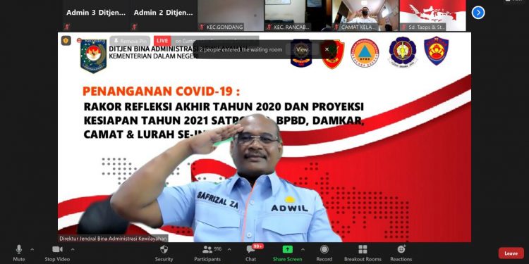 Ditjen Adwil Kemendagri Gelar Rakor Refleksi Akhir Tahun Dan Proyeksi Kesiapan 2021