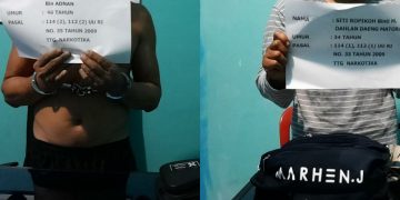 Satres Narkoba Polres Merangin Bekuk Suami Istri Warga Pangkalan Jambu