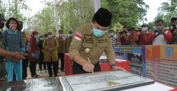 Bupati Merangin H Al Haris Resmikan 18 Proyek Fisik