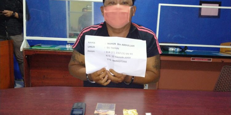 Kedapatan Edarkan Narkotika, Warga Desa Muara Belengo Diamankan Satres Narkoba Polres Merangin 