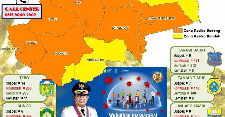 Pasien Covid-19 Di Kabupaten Merangin Bertambah 6 Orang Positif Dan 14 Sembuh